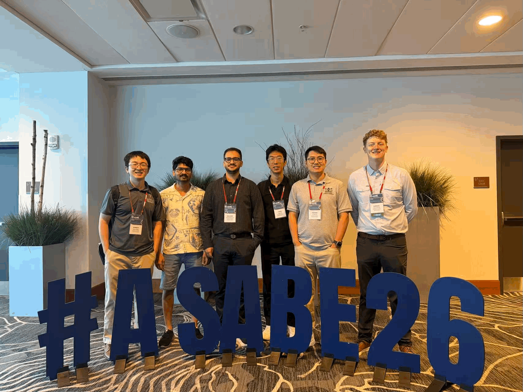 SAFE Lab members at ASABE 2026